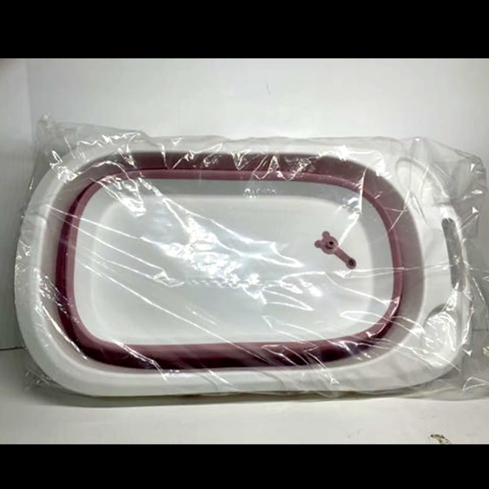 Softor Foldable Bathtub,Portable Plastic Baby Bathtub for Newborns